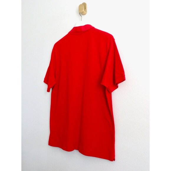 Lacoste Polo Shirt Short Sleeve Red SZ XL - Picture 14 of 16